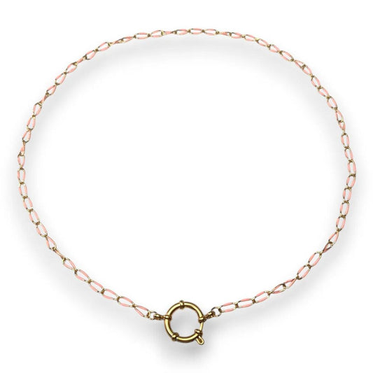 Amnesia Jewellery | Gold Plated Stainless Steel Abi Paperclip Chain Necklace