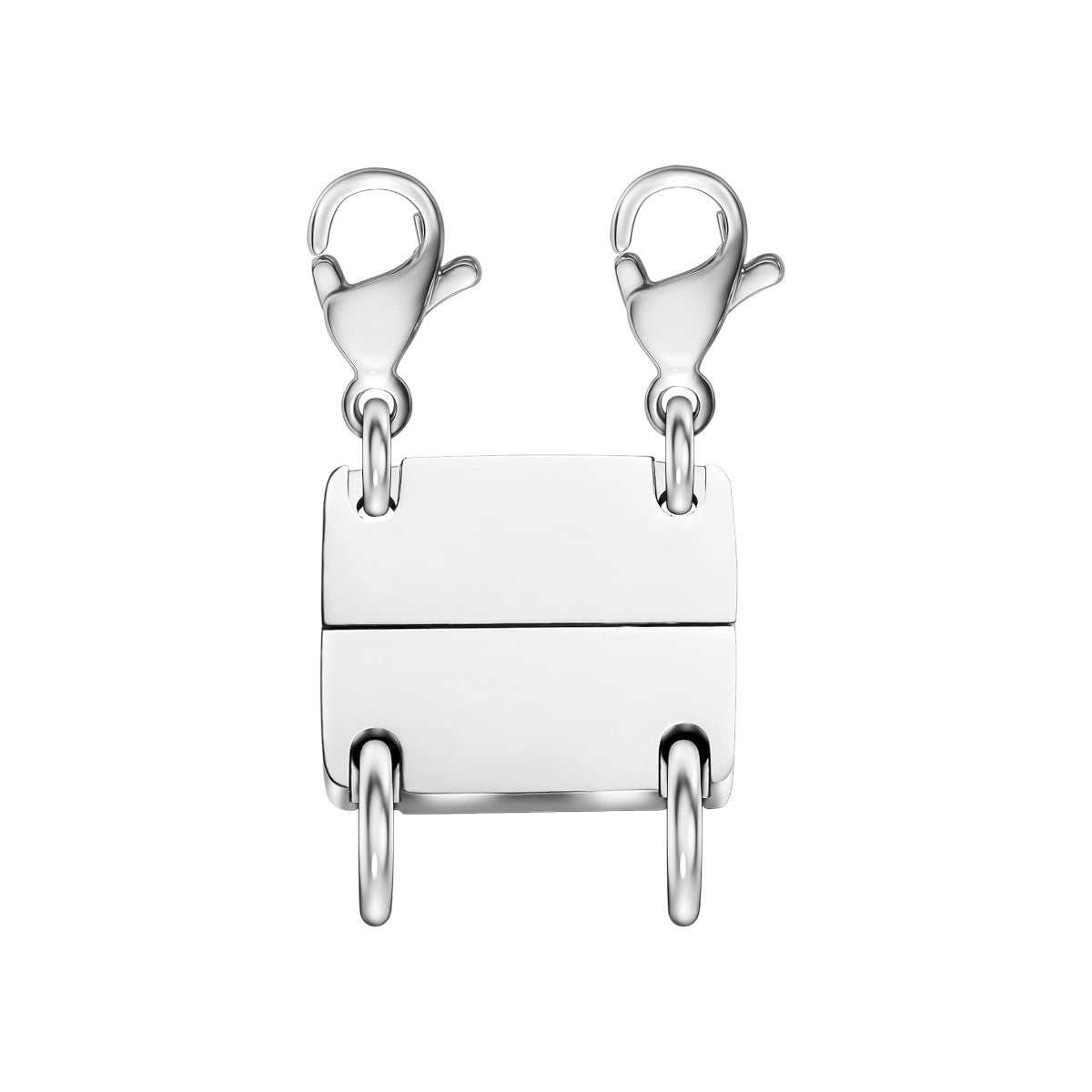 Necklace Layering - Magnetic Stacking Clasp by Amnesia Jewellery UK. Prevent tangled chains with our magnetic necklace layering clasps. Perfect for stacking. Holding up to 3 necklaces, waterproof, tarnish free & easy to use.