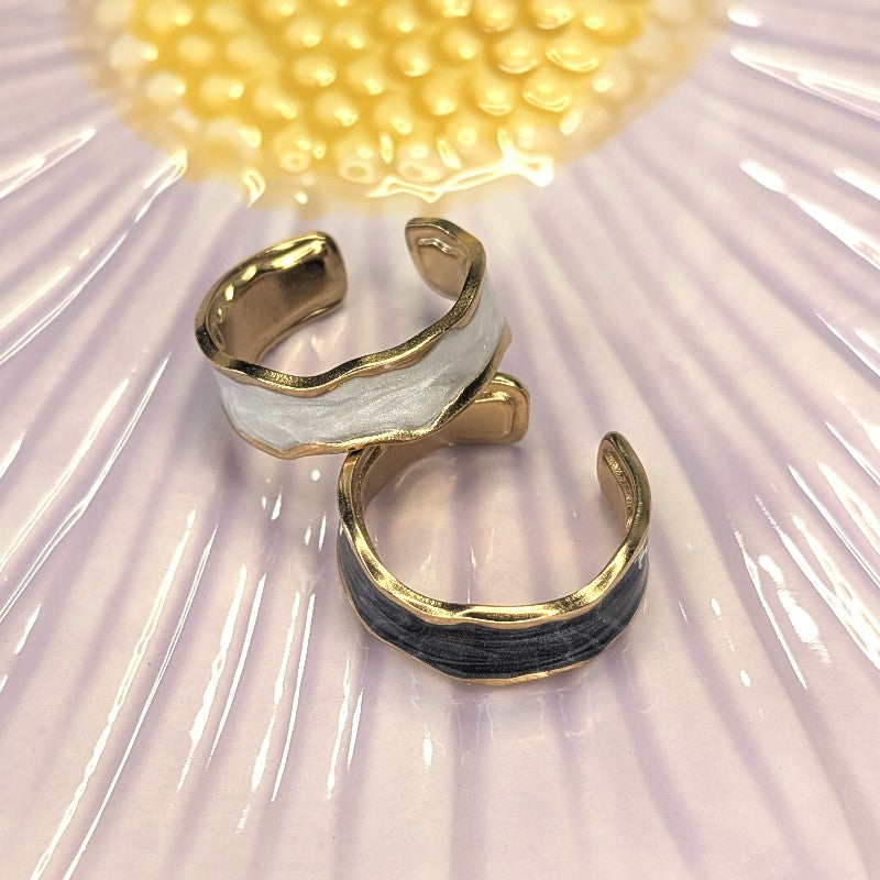 Serene Wave Ring